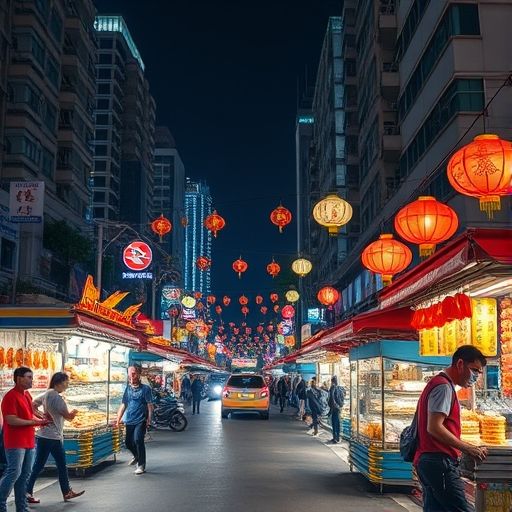 广州中圈外围夜市