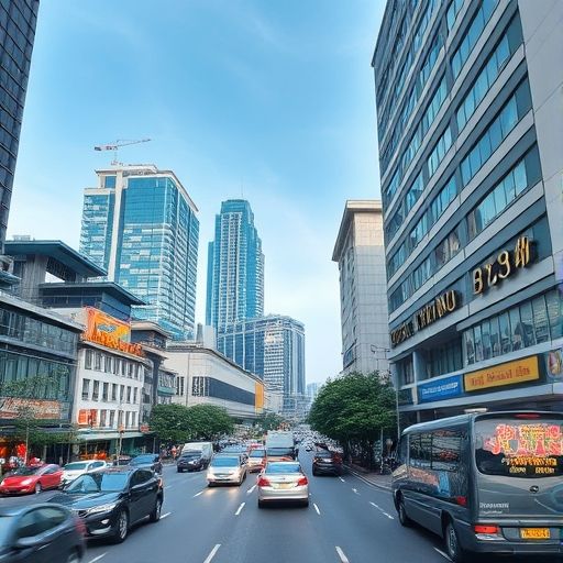 广州中圈外围街景