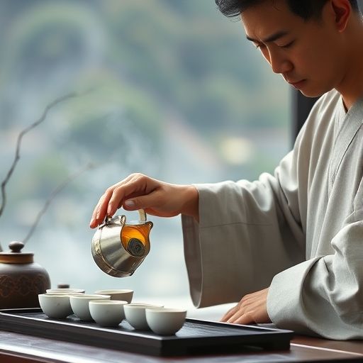 茶艺师泡茶场景