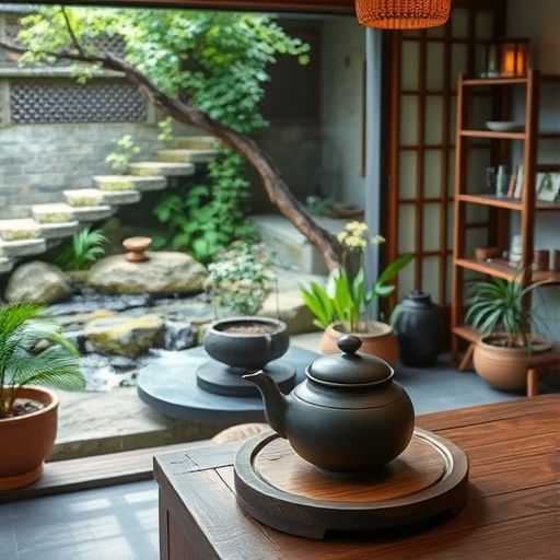 广州品茶工作室花园环境