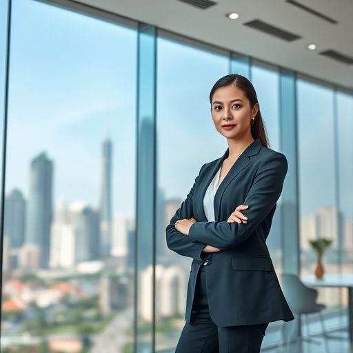 广州高端商务模特在办公室场景