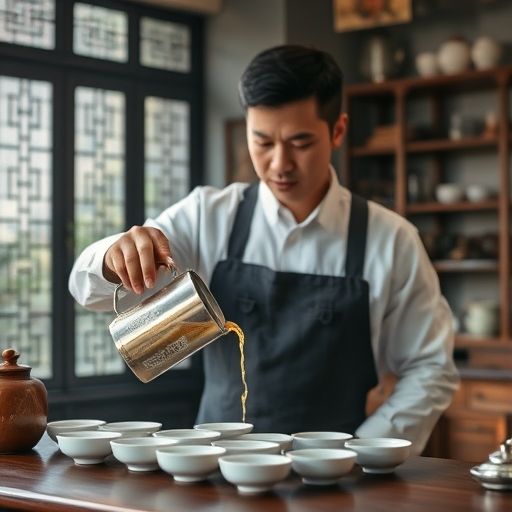 茶艺师泡茶场景