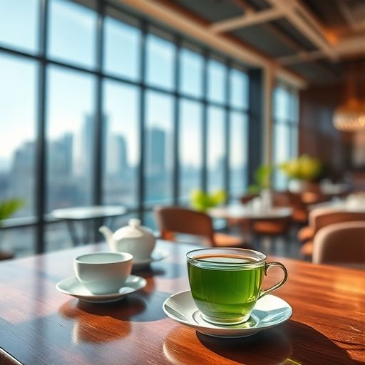 高端茶饮店内景