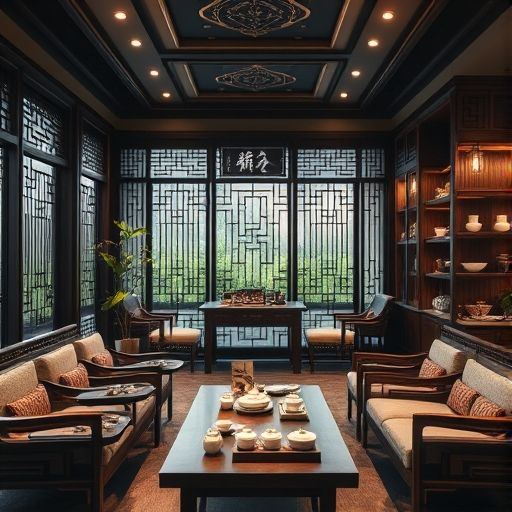 广州中高端喝茶工作室内部环境