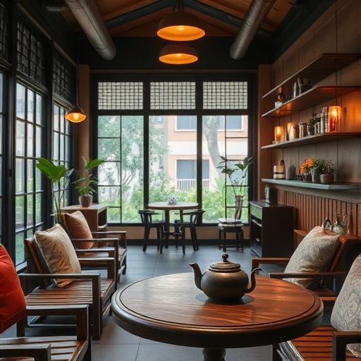 广州喝茶工作室内部