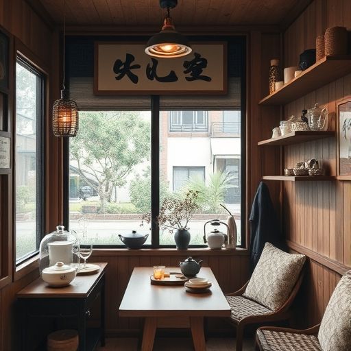 岗顶附近的茶肆小店