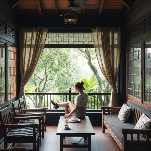 天河公园旁的茶肆