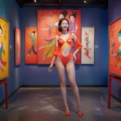 大家一起创作的画展,充满乐趣