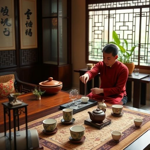 茶艺师表演茶艺