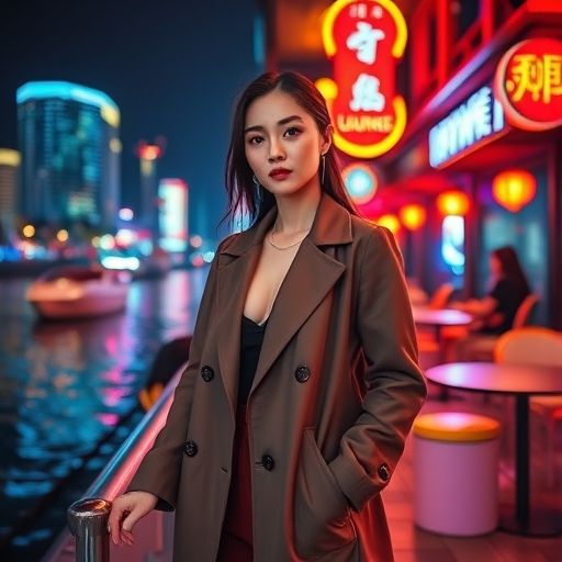 水会休息区夜晚氛围