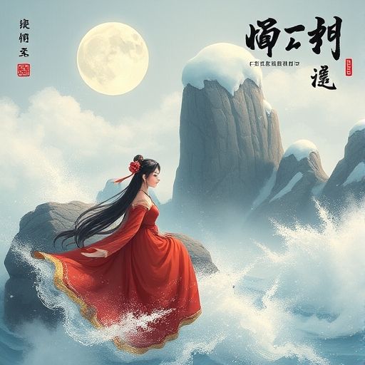 茶肆内的木质茶桌与茶具布置