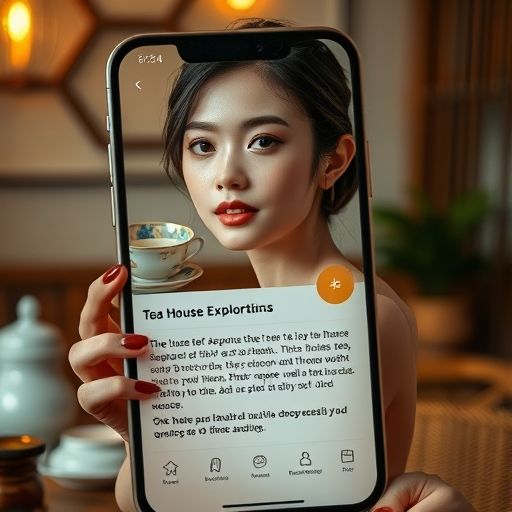 小红书用户分享的广州特色茶馆探店笔记截图