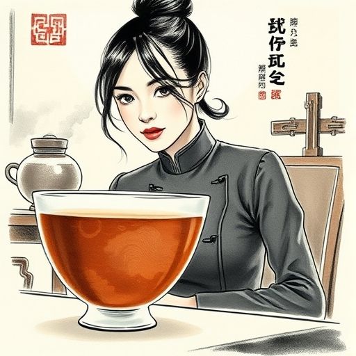 一杯清茶展现广州喝茶的悠然