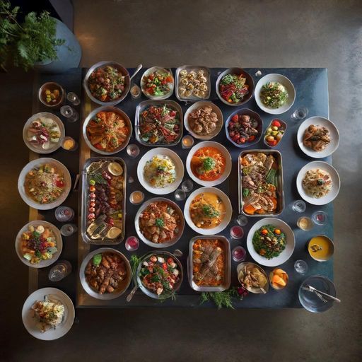 高端工作室餐饮布置