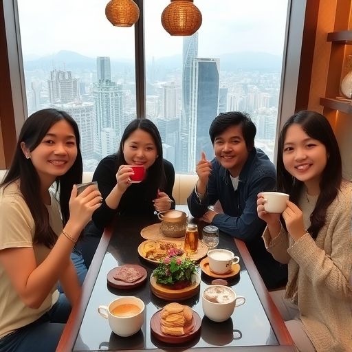 福田朋友聚会喝茶