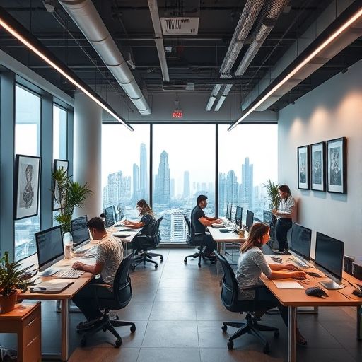 广州中高端工作室办公环境