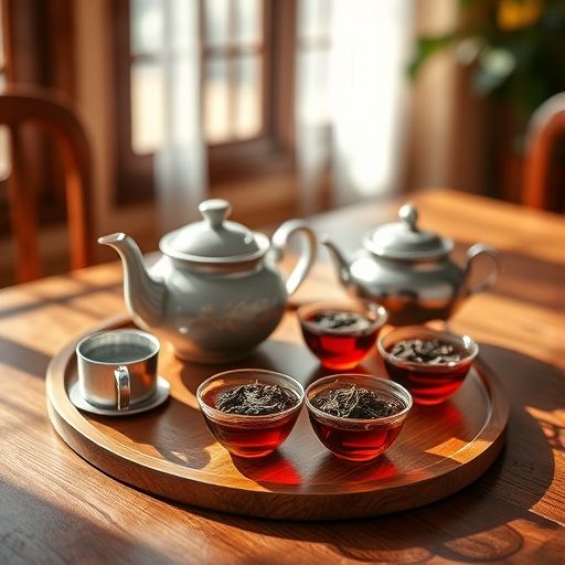 高端茶具与茶叶