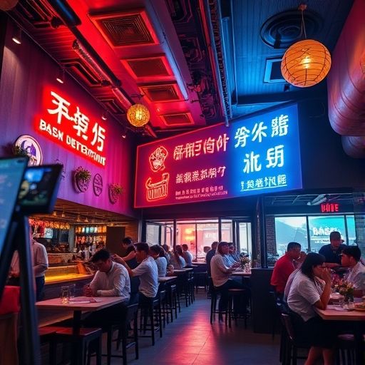 深圳娱乐场所夜景