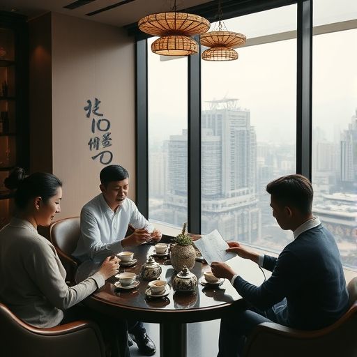 广州高端工作室品茶社交场景