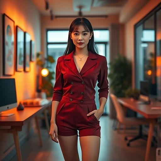 展现工作室传统与现代融合的室内设计