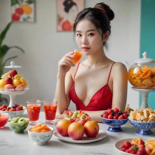 休息区免费茶点