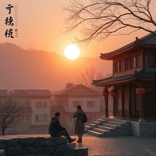 茶馆里朋友们欢聚的场景