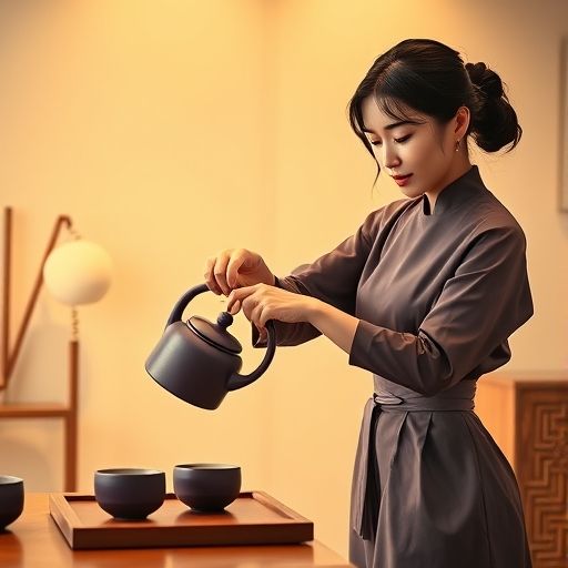 茶艺师上门服务场景