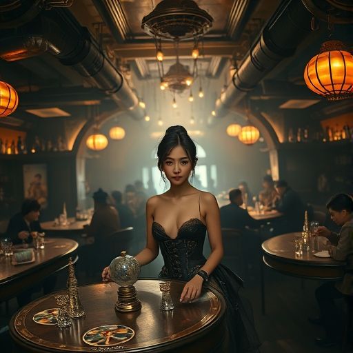 中圈资源的桌游酒吧氛围