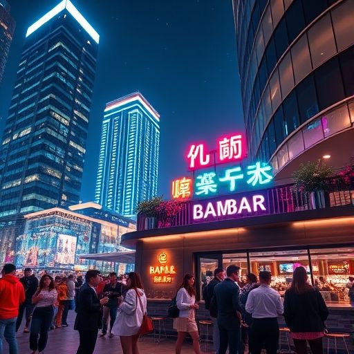 天河区QT场夜景