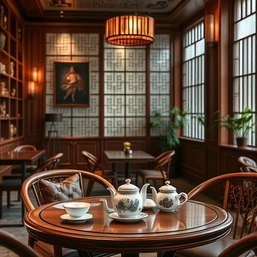 高端品茶工作室内部环境