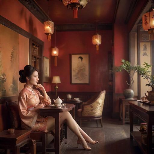 高端茶社私密茶室氛围