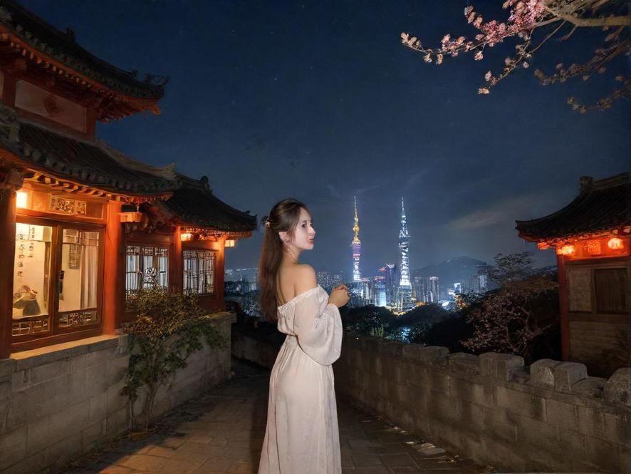 恒悦会馆外观夜景