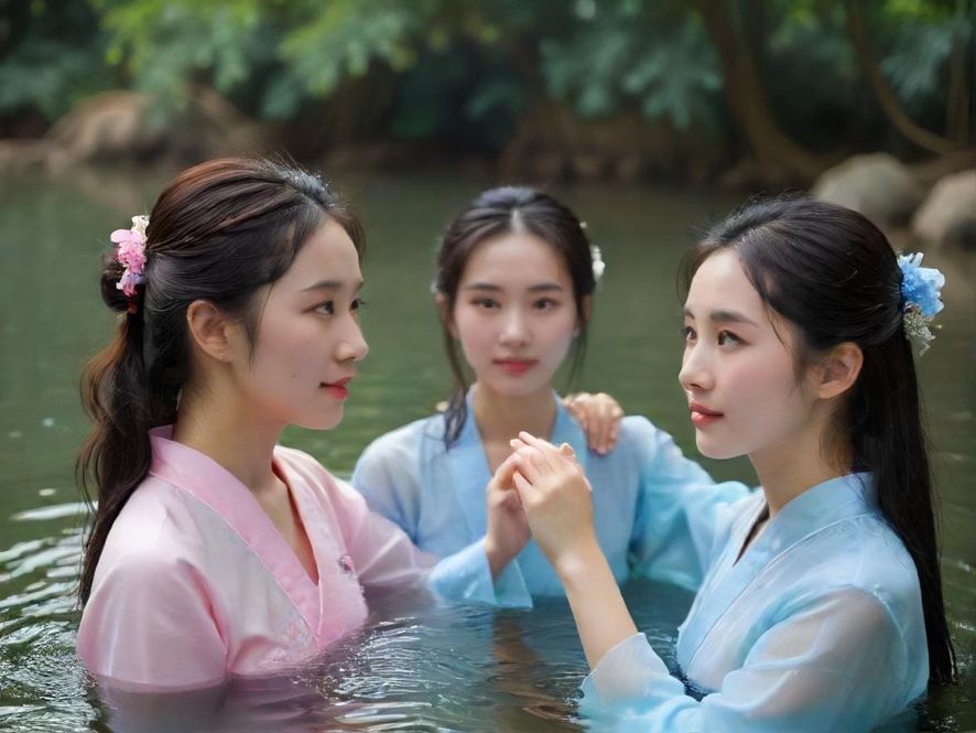 广州一家豪华水疗会所的大堂,光线柔和,装饰现代而奢华,给人一种放松和高品质的感觉。