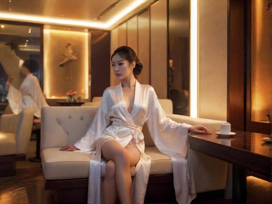 广州高端茶室包厢一角