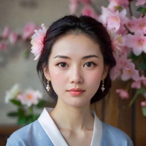 花社区优质老师唯美侧影