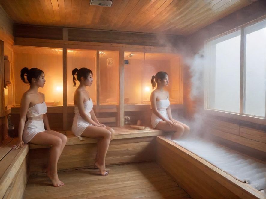 桑拿蒸汽房舒适氛围