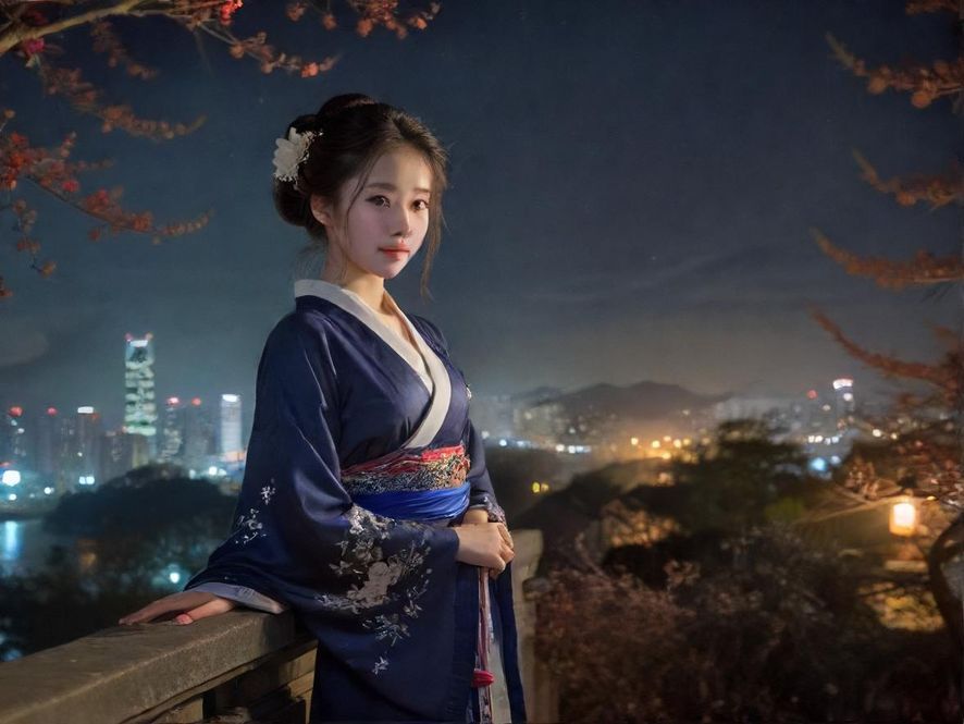 广州白云区夜景,霓虹灯闪烁,展现都市的独特魅力。