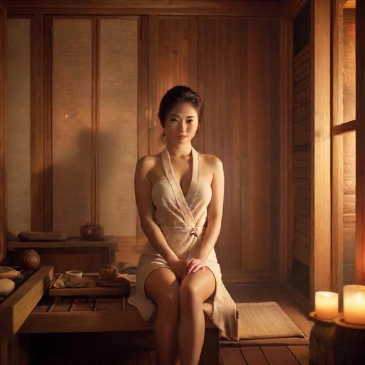 桑拿服务场景