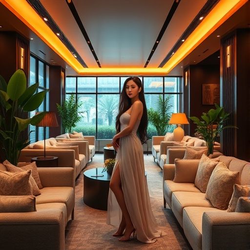 会所内部休息区