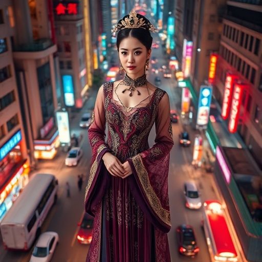 广州夜景灯光璀璨