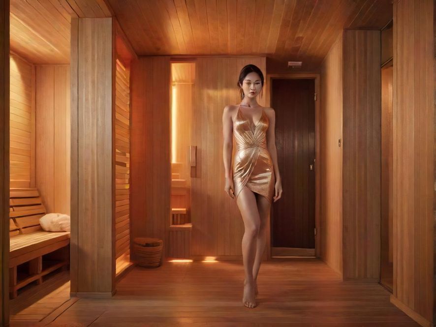 广州天河车陂洋洋qm入口,暖色灯光营造温馨氛围,现代感设计让人放松。