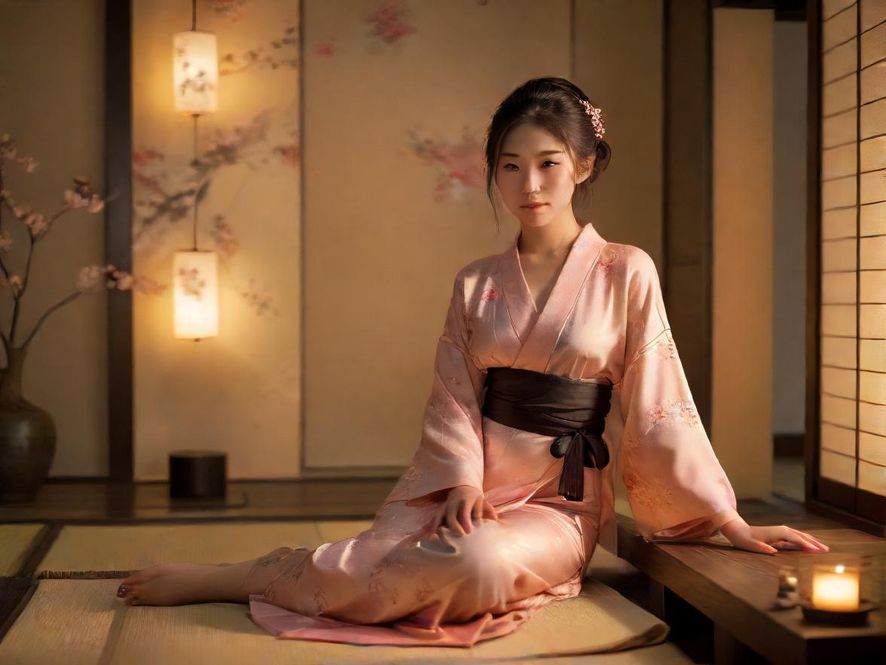 广州天河车陂洋洋qm的休闲区,私密舒适,灯光柔和,充满禅意。