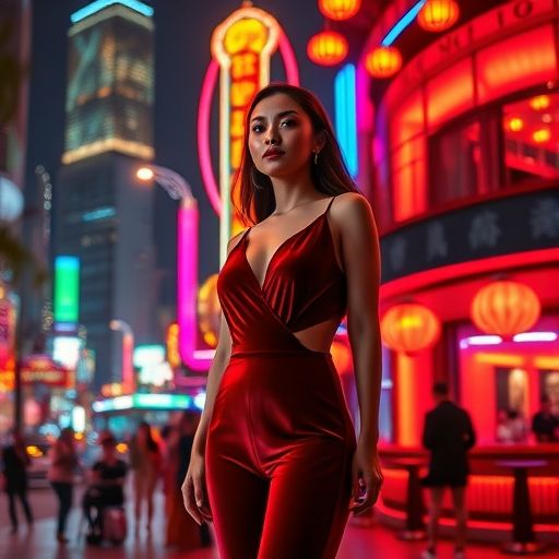 广州夜场会所鸟瞰图