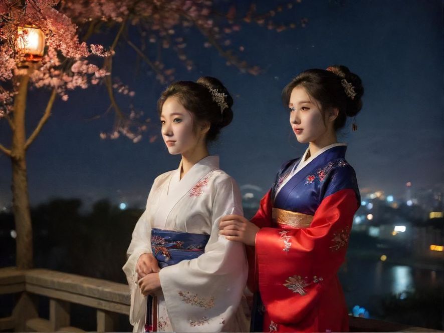 北京昌平夜晚的璀璨灯火,高楼林立,车水马龙,充满都市活力。