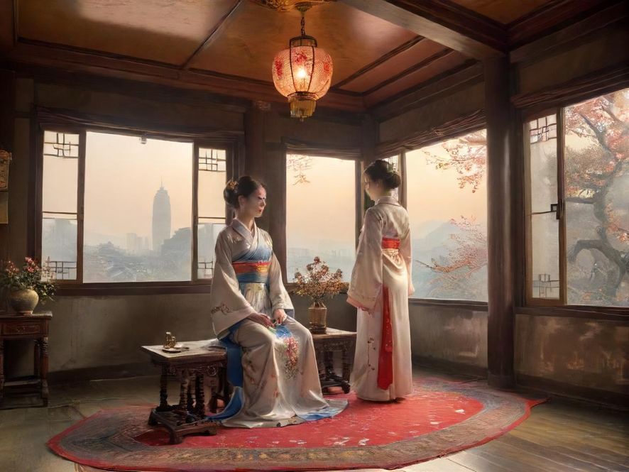 广州某休闲会所内景