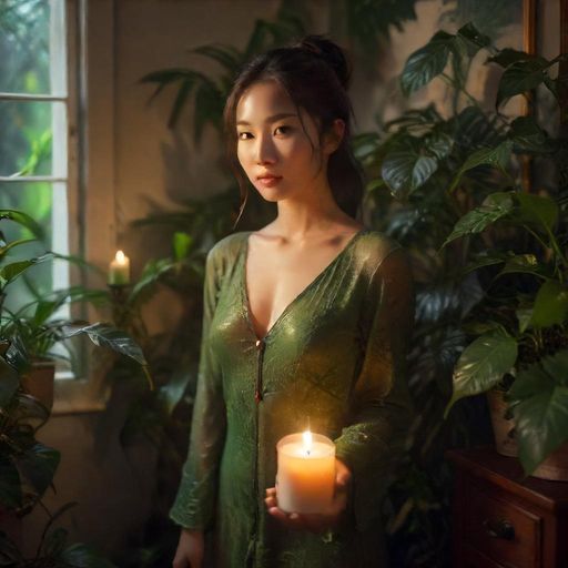 舒适私密环境的象征，香薰和绿植