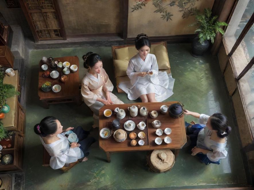 广州外国茶茶室雅致环境