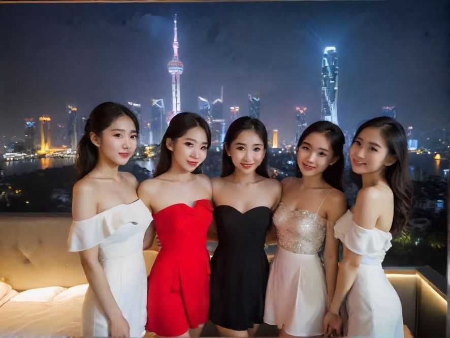 广州珠江新城夜景,高楼林立,灯火辉煌,展现着都市的繁华与活力。