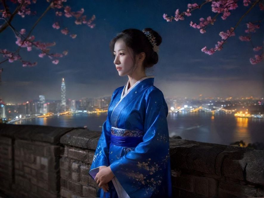 深圳夜晚的休闲娱乐场所街景