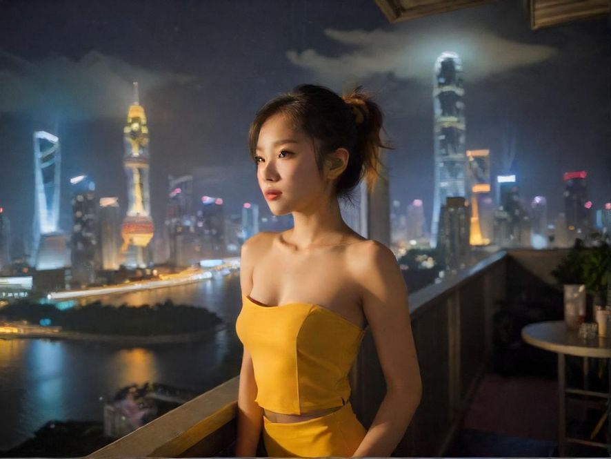 深圳夜生活娱乐场所夜景展示